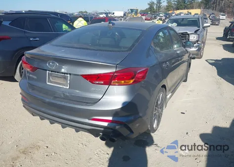 2017 Hyundai Elantra Sport from USA, damaged, VIN KMHD04LB3HU322895
